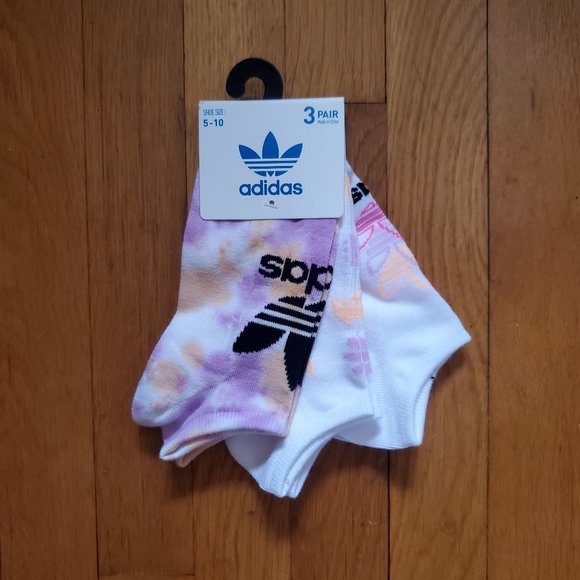 Adidas Originals Color Wash No Show Socks - NWT - Picture 1 of 4